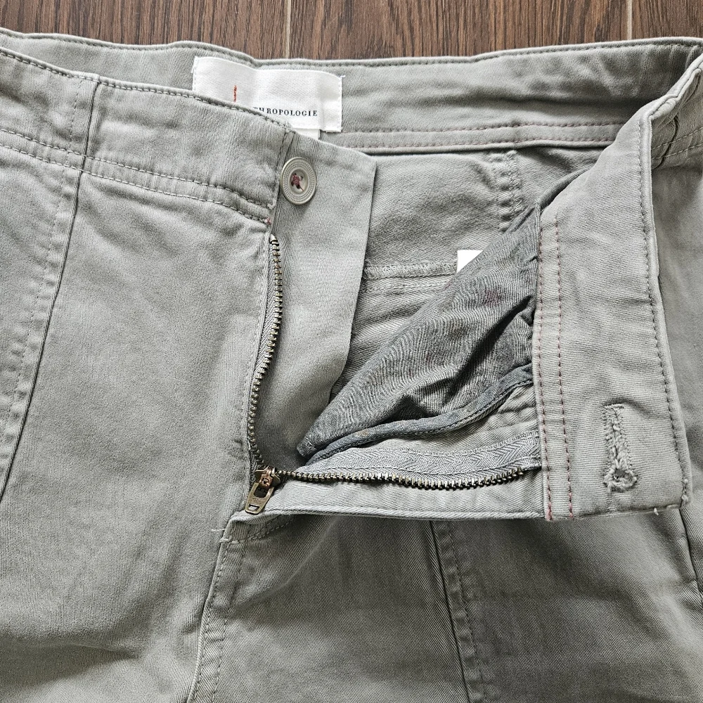 by Anthropologie Jefferson Moto Slim Fit Cargo Pants Size 26 - Picture 7 of 13